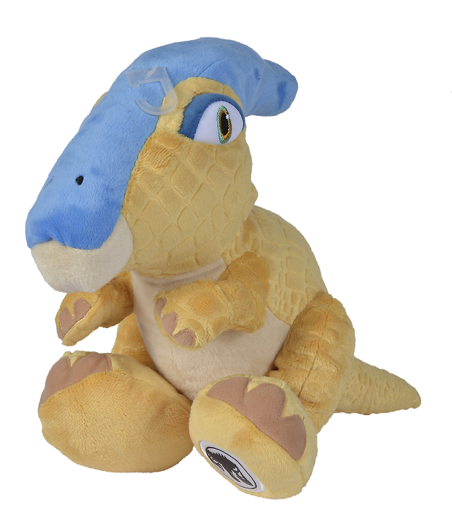 Universal jurassic world peluche dinosaure parasaurolophus jaune 25 cm 